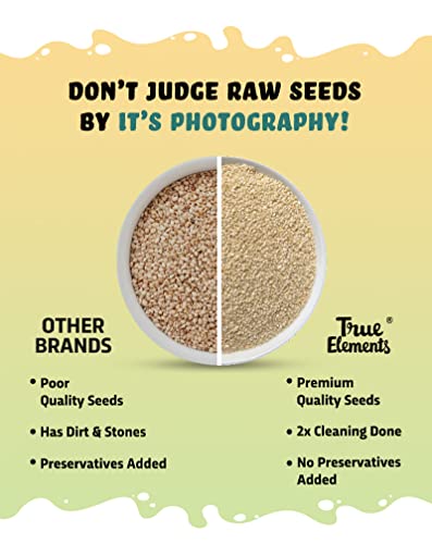 True Elements Raw White Sesame