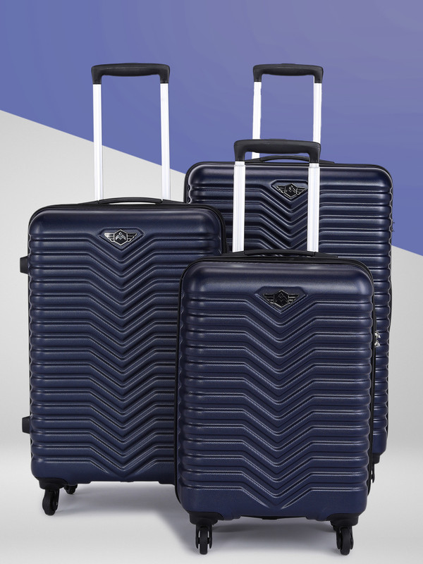 METRONAUT Hard Body Set of 3 Luggage 4 Wheels - Pivot -3 (30 + 26...more
