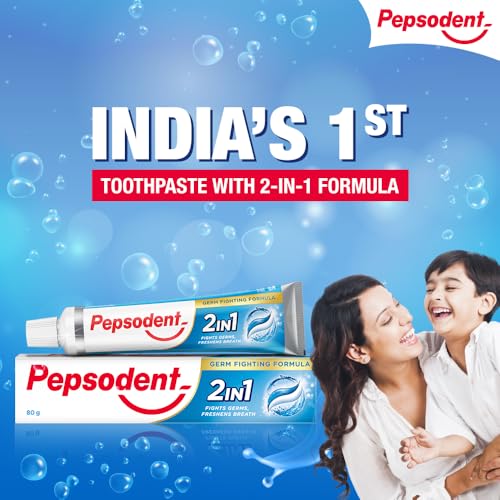 Pepsodent 2-in-1 Toothpaste 80G ||First