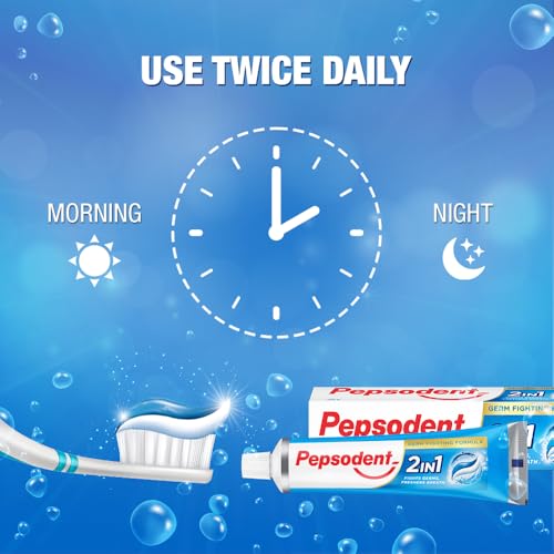 Pepsodent 2-in-1 Toothpaste 80G ||First