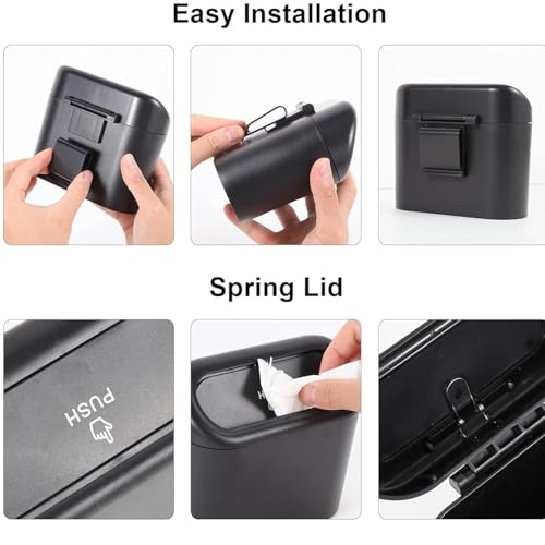Car Trash Bin with Lid