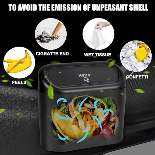 Car Trash Bin with Lid