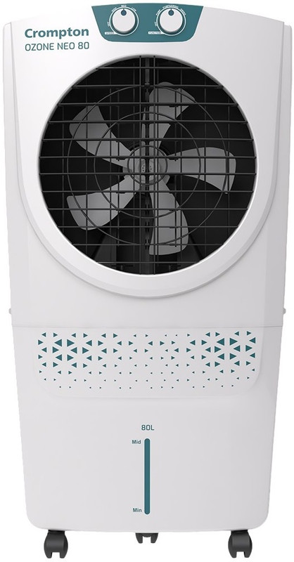 Crompton 80 L Desert Air Cooler(White, Teal, ACGC-OZONENEO80)