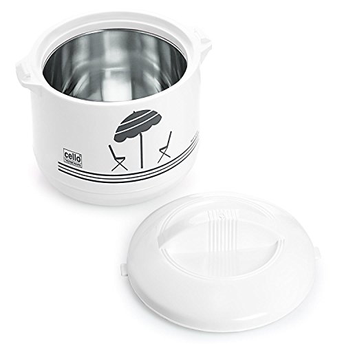 Cello Chef Plastic Casserole, 2 Litres, White - Image 3