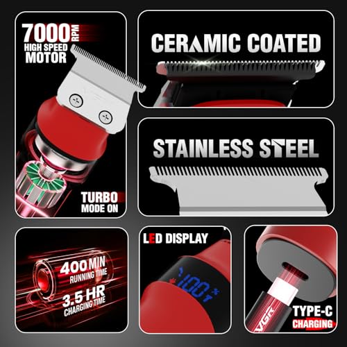 VGR Rosso Professional Men's Beard