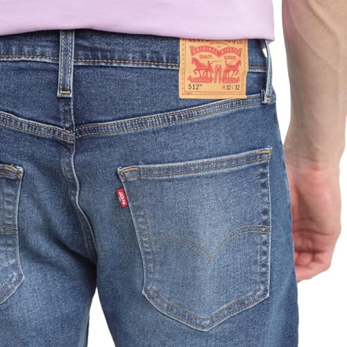 Levi's Men's 512 Slim Tapered Fit Mid Rise Blue Jeans - Image 5