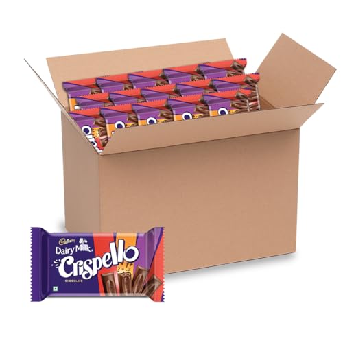 Cadbury Dairy Milk Crispello Chocolate Bar, 35 g (Pack of 15)