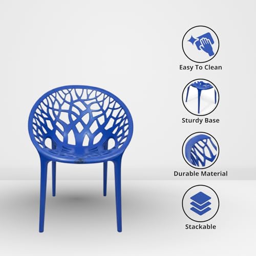 activa Crystal Plastic Arm Chair