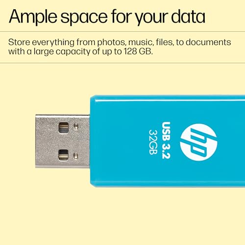 HP 712w 32GB USB 3.2 Flash Drive- Blue - Image 5