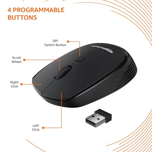 amazon basics Wireless Optical Mouse
