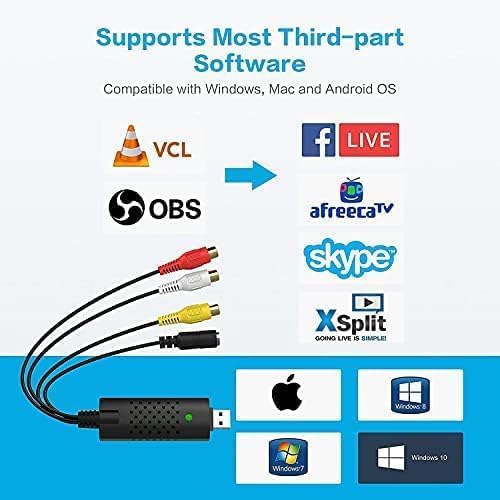 USB Video Capture Card, RCA