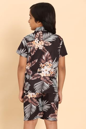 Boys Printed Casual Shirt Short