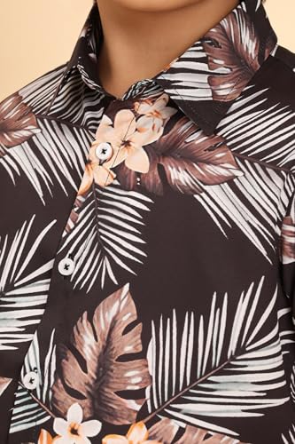 Boys Printed Casual Shirt Short