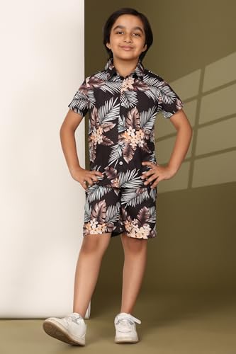 Boys Printed Casual Shirt Short