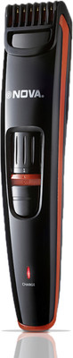 NOVA 1087 Trimmer 90 min Runtime 20 Length Settings(Red) - Image 2