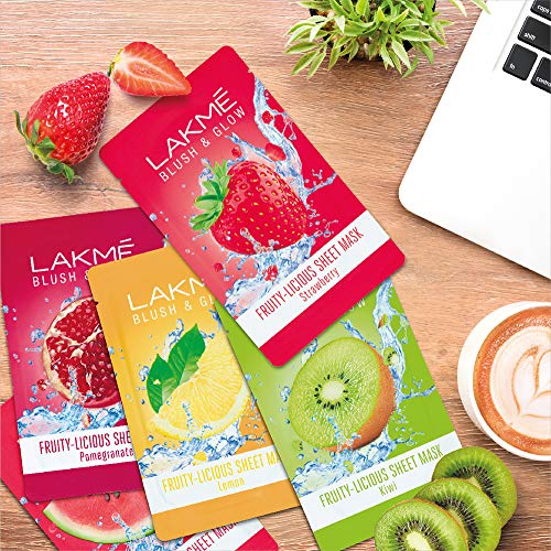 Lakme Blush & Glow Lemon Sheet Mask, 25 ml - Image 4