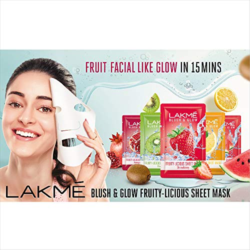 Lakme Blush & Glow Lemon Sheet Mask, 25 ml - Image 6