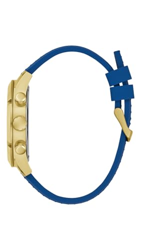 Guess Silicone Analog Blue Dial