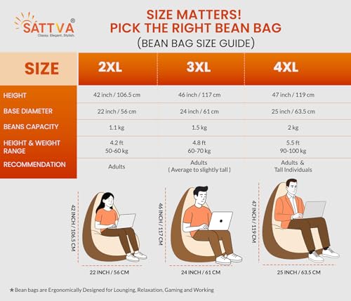 Sattva Classic XXXL Bean Bag