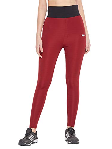 Clovia Women's High Rise Slim Yoga Pants