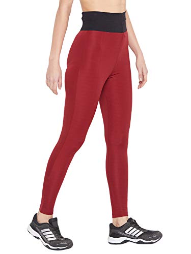 Clovia Women's High Rise Slim Yoga Pants - Image 3