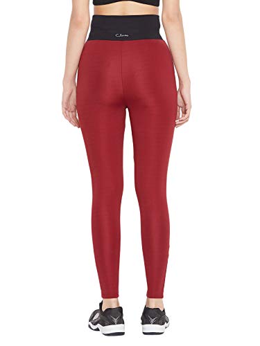 Clovia Women's High Rise Slim Yoga Pants - Image 4