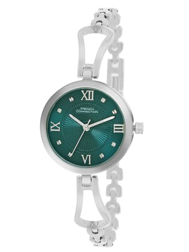 French Connection Veritas Teal Round Dial Womens Analogue Watch FCN081SM