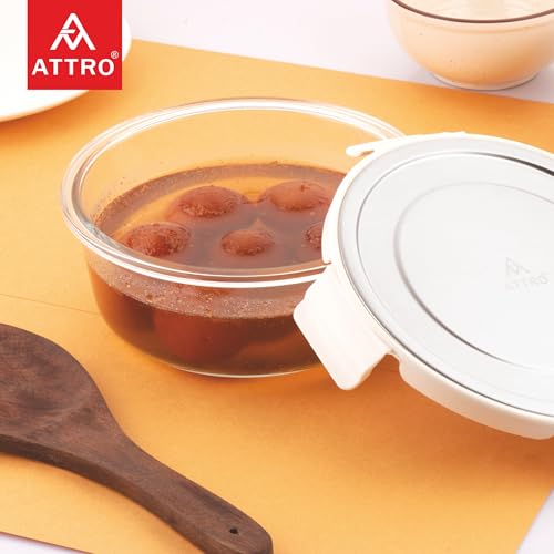 ATTRO Glassox Borosilicate Round Glass