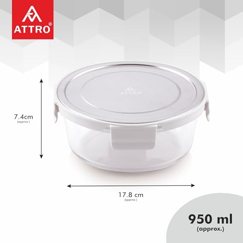 ATTRO Glassox Borosilicate Round Glass