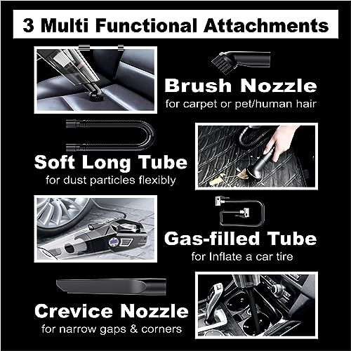 4 in1 Car Vacuum Cleaner