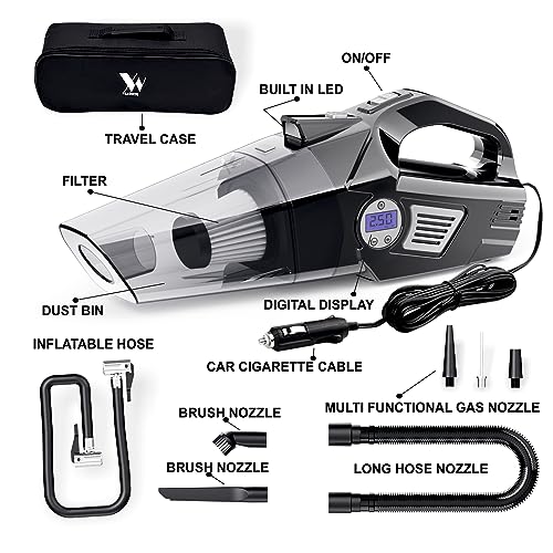 4 in1 Car Vacuum Cleaner