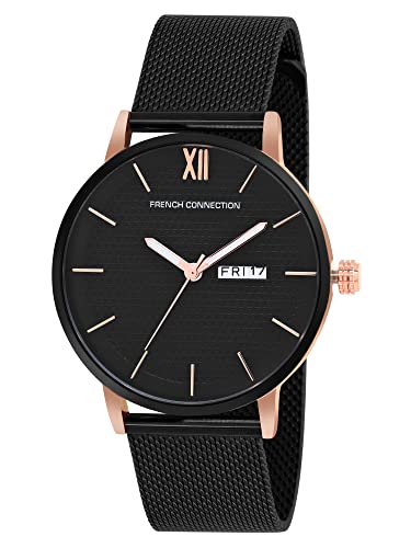 French Connection Men's Analog Watch Black Strap-FCN00034A - Image 2