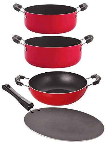 Nirlon Nonstick Aluminium Cookware Set