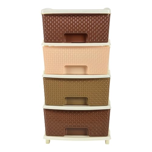 Kuber Industries 4-Tier Multipurpose Plastic