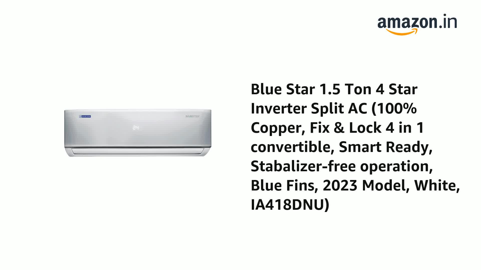 Blue Star 1.5 Ton 4