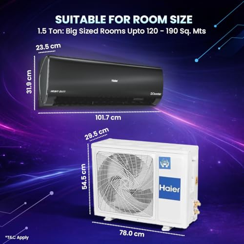 Haier 1.5 Ton 3 Star,New