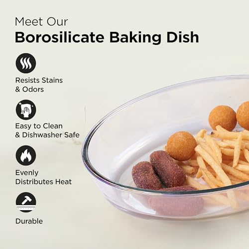 UMAI Borosilicate Glass Baking Tray-Oval