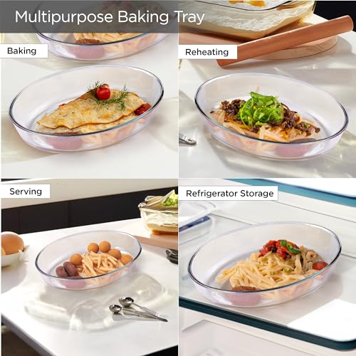 UMAI Borosilicate Glass Baking Tray-Oval