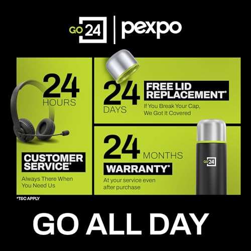 PEXPO Stainless Steel Water Bottle