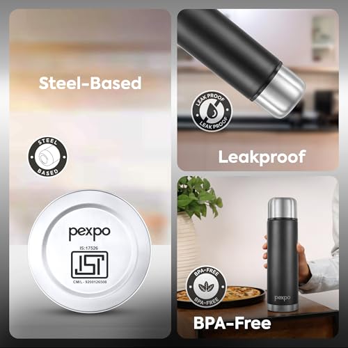 PEXPO Stainless Steel Water Bottle
