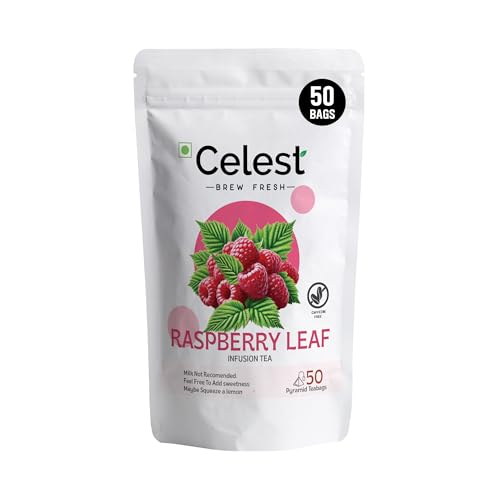 Celest Raspberry Leaf Tea | Red Raspberry Leaf Tea - 50 Teabags