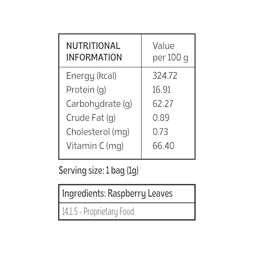 Celest Raspberry Leaf Tea | Red Raspberry Leaf Tea - 50 Teabags - Image 2