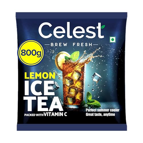 Celest Instant Lemon Iced Tea Pouch | Ice Tea Powder | Lemon Tea Powder - 800g
