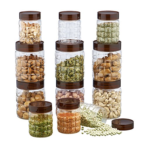 Steelo 12 pcs PET Container Set - 300ml x 6, 600ml x 6 (Solitaire)