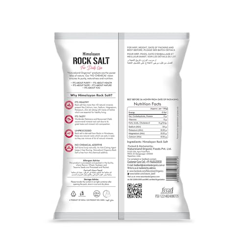 Natureland Organics Himalayan Pink Rock Salt 1 KG - Organic Rock Salt - Image 3