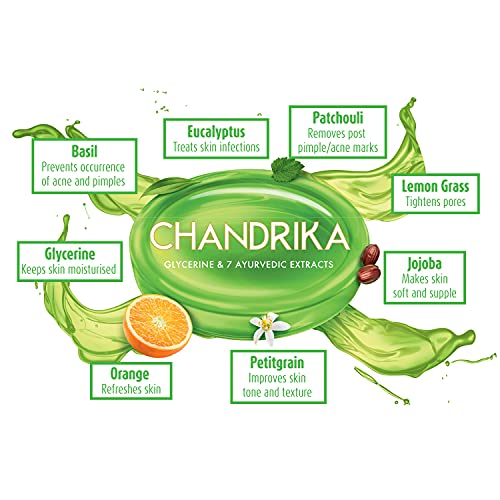 Chandrika Glycerine Ayurveda Gel Bar