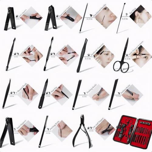 Premium Nail Cutter Set 12-in-1