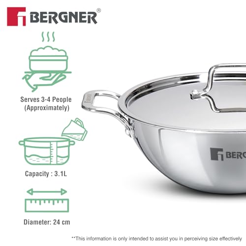 Bergner TriPro Triply Stainless Steel