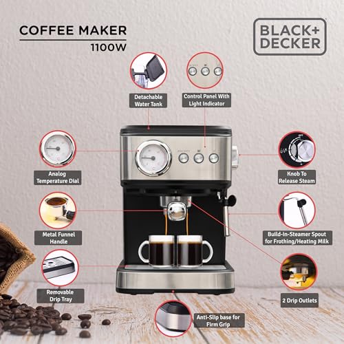 BLACK+DECKER BXCM1001IN 1100W 10-Cup 15