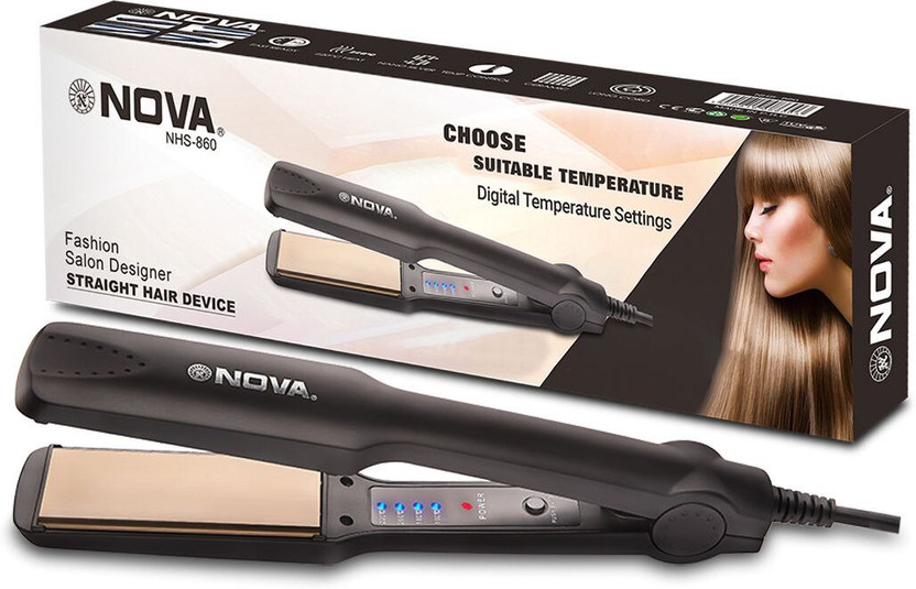 NOVA Temperature Control Professional NHS 860 Hair Straightener (...more